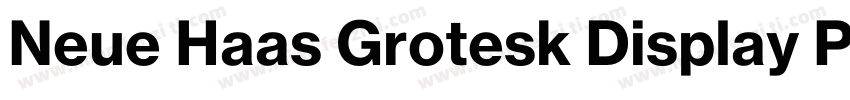Neue Haas Grotesk Display Pro 75 Bo字体转换